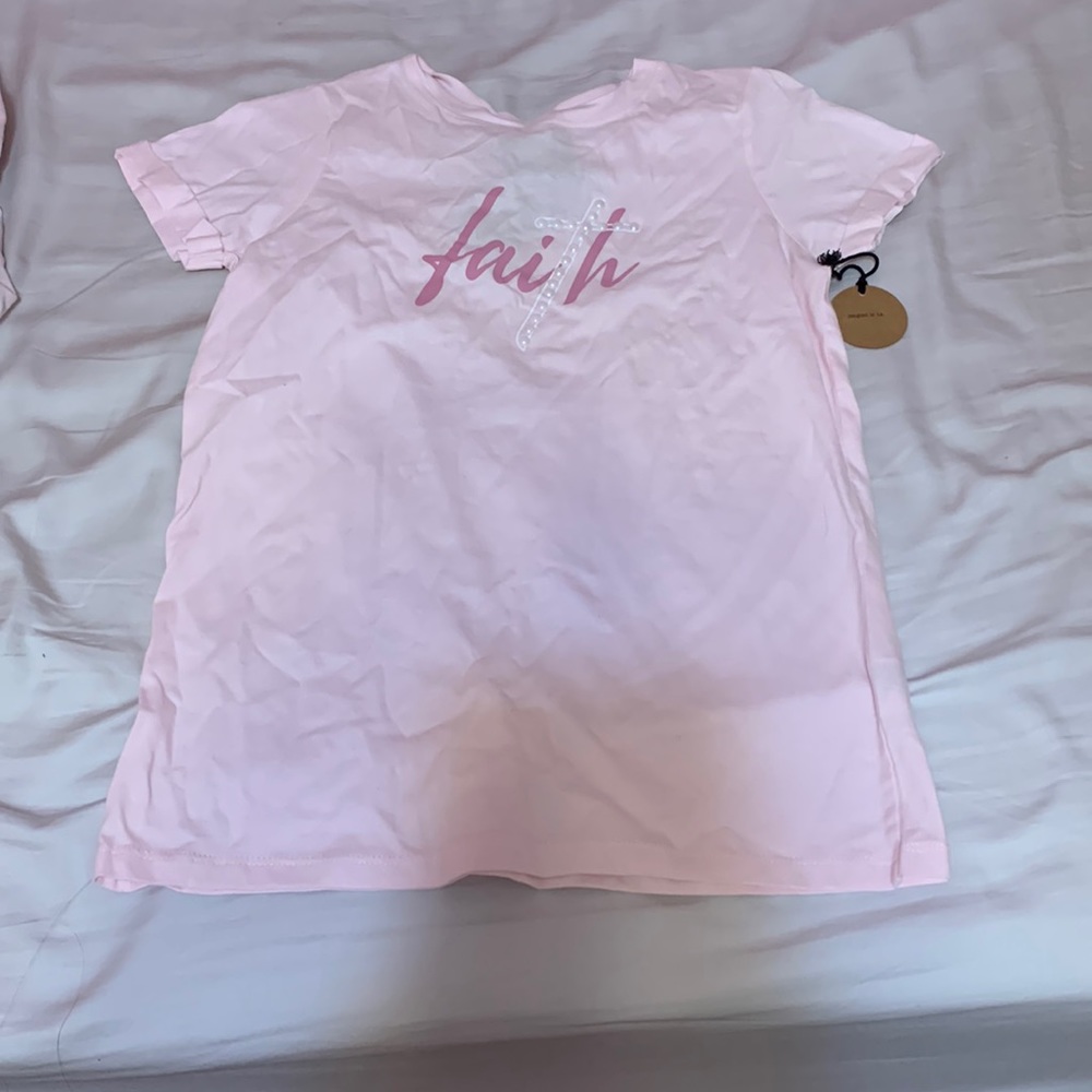 Pink faith shirt